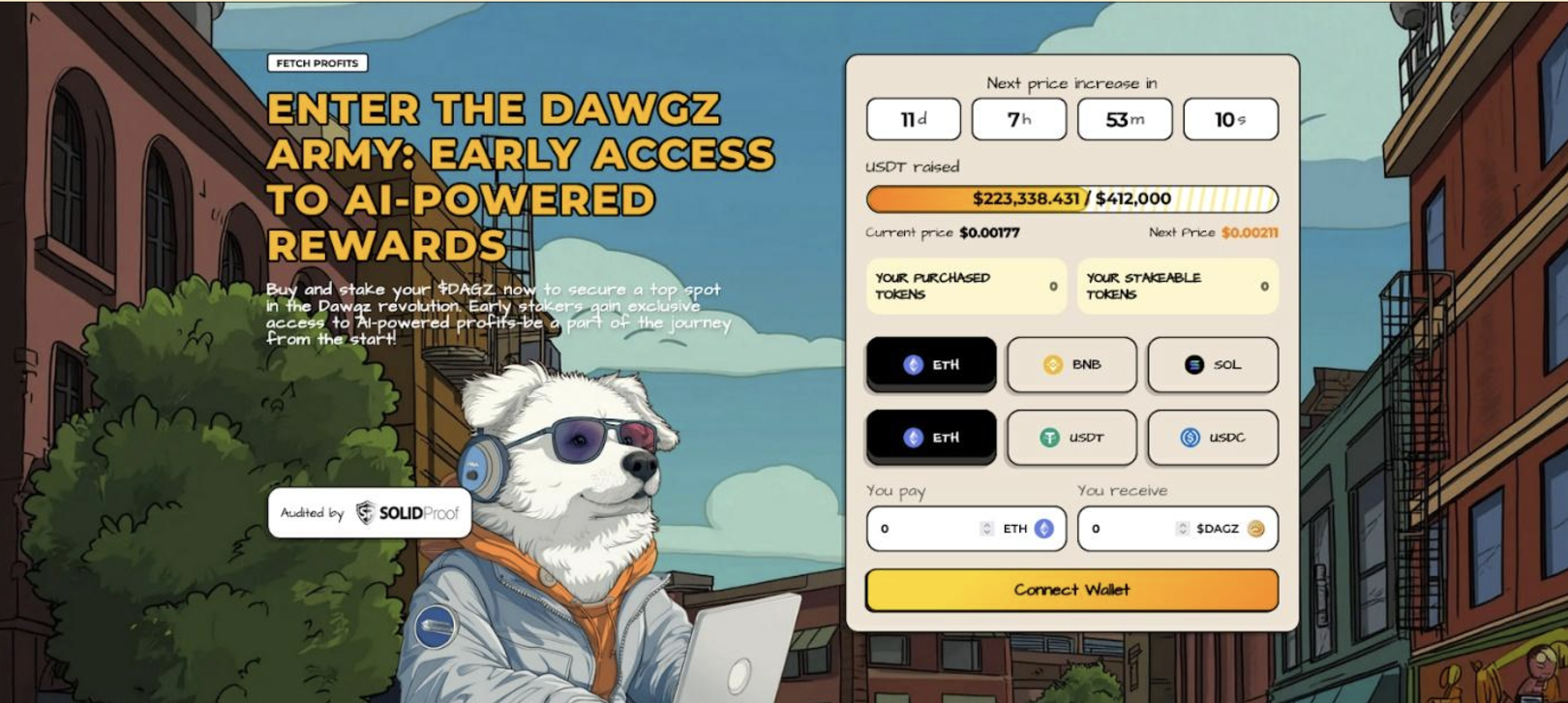 Dawgz AI Bot Revolutionizes Automated Trading - 200K Raised in 24 Hours!