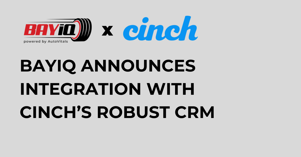 BayIQ Announces Integration with Cinch's Robust CRM Platform