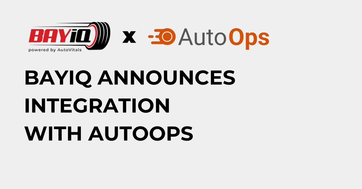 BayIQ Announces Integration with AutoOps' Online Scheduling Tool