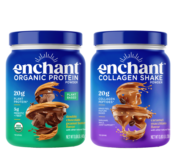Enchant Brands Revolutionizes Nutrition With Delicious Organic Protein and Collagen Shakes Powders