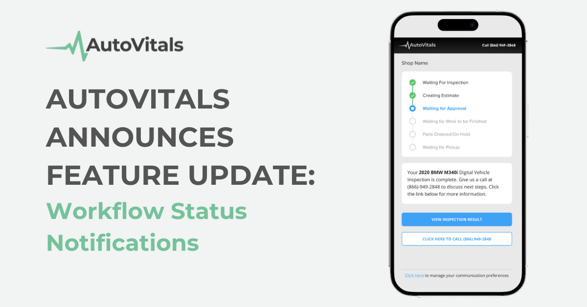 AutoVitals Releases Enhanced Workflow Status Notifications