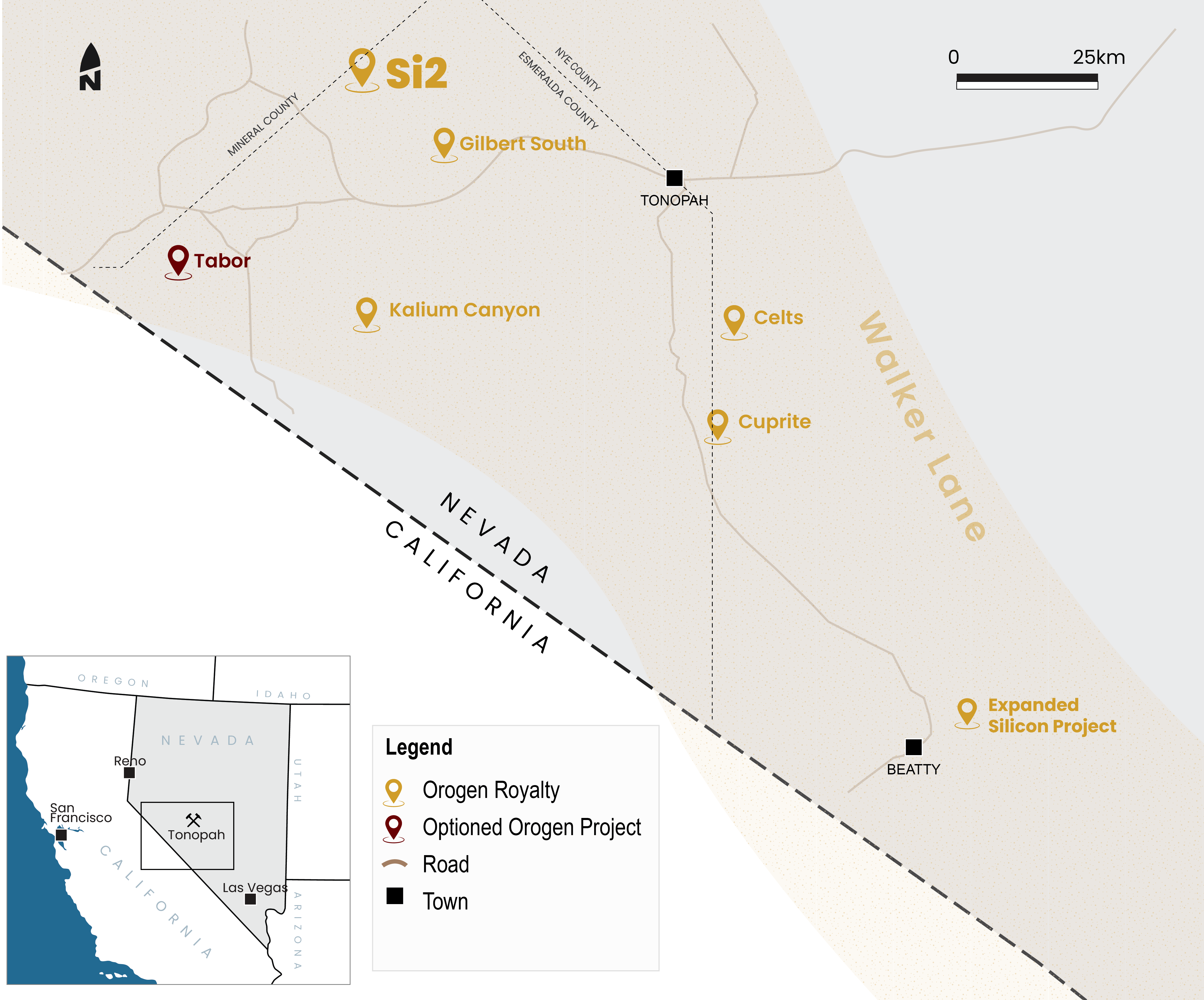 Orogen Royalties Creates a New Royalty on the Si2 Gold Project