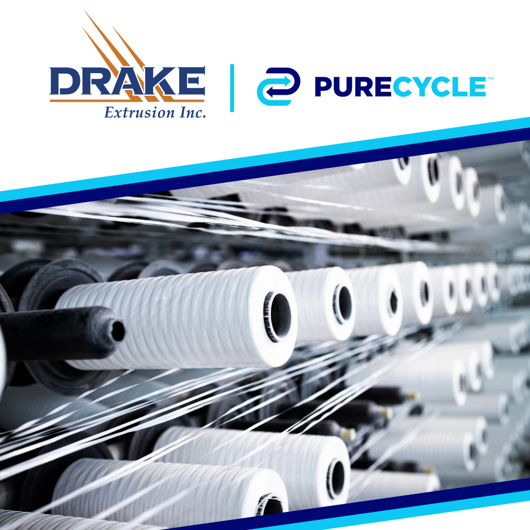 Drake Purchases PureCycle Resin Following Successful Production of Continuous Filament Yarns