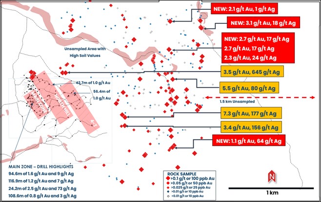 Tocvan Surface Exploration Expands Targets at Gran Pilar Gold Silver Project