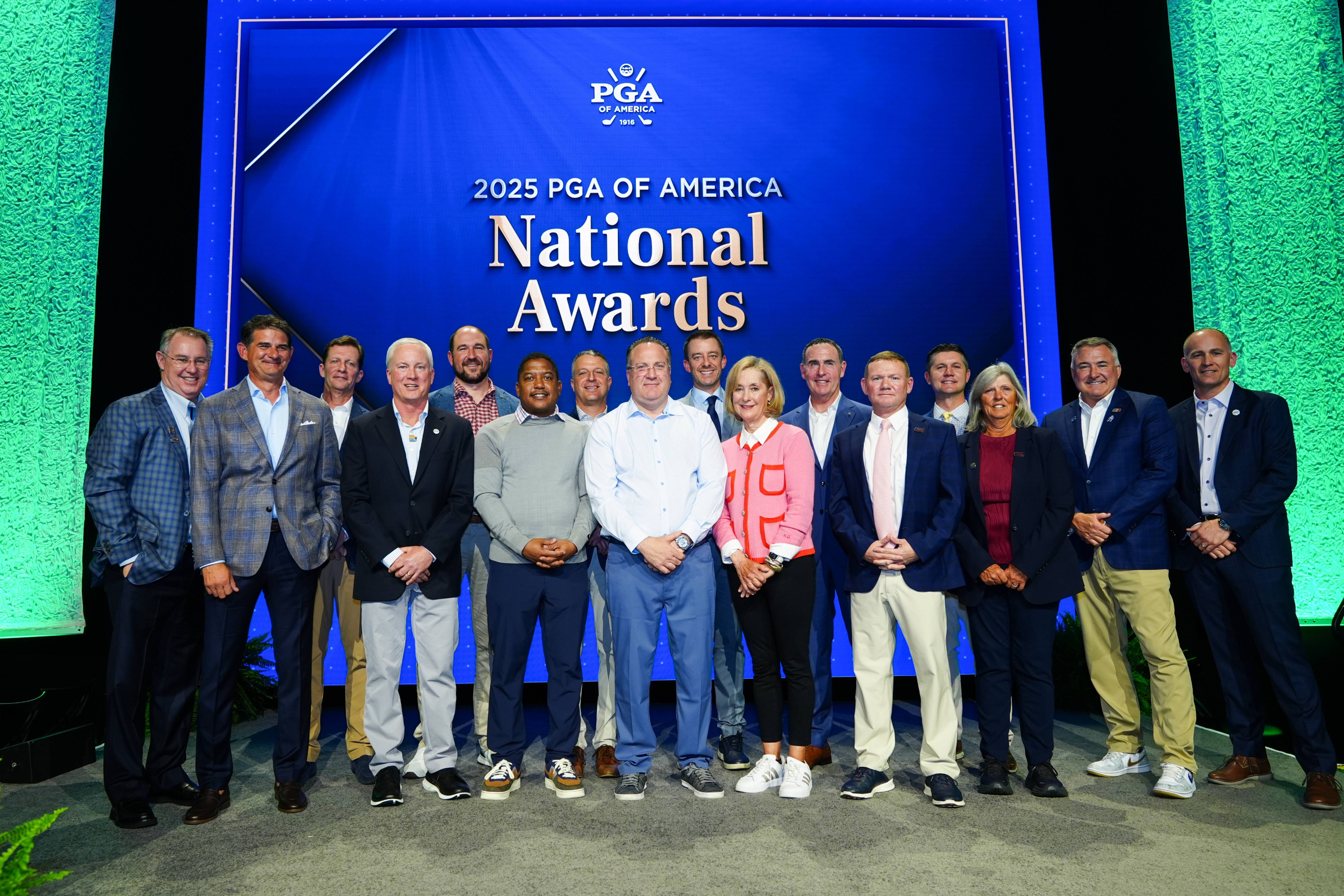 PGA of America Golf Professionals Scott Paris, Jason Baile and Tony LaFrenere Headline 2025 PGA of America National Awards Class