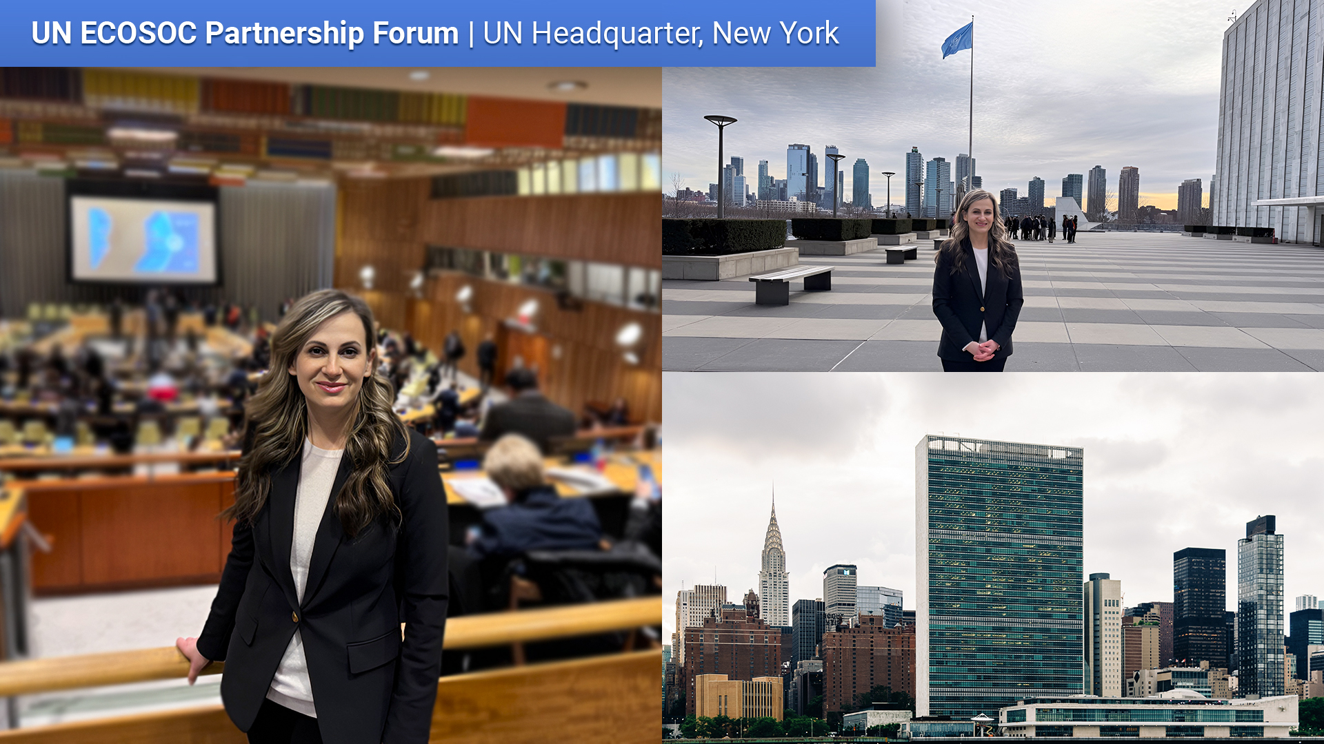 ALLATRA President Maryna Ovtsynova Joins Global Leaders at UN ECOSOC Partnership Forum 