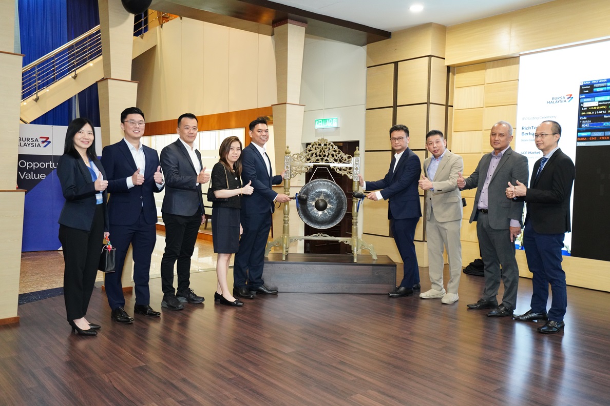 Richtech Digital Berhad Debuts on ACE Market with a Premium of 200%