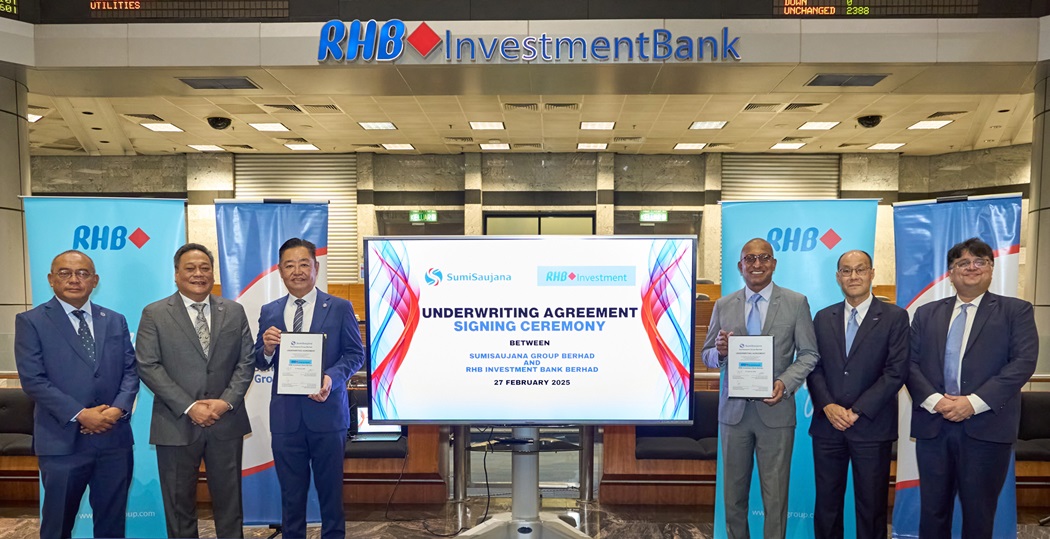 SumiSaujana Group Berhad Signs Underwriting Agreement With RHB Investment Bank Berhad