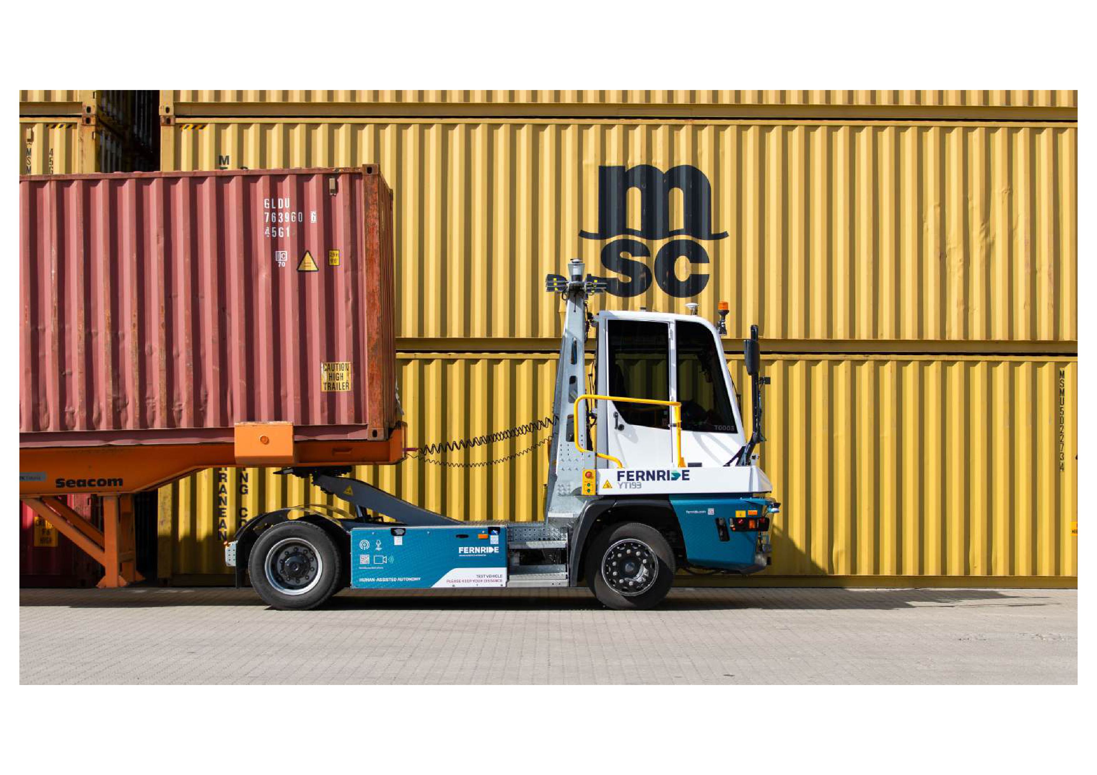 FERNRIDE Selects QNX for Safety-Certified Autonomous Terminal Tractor Solution 