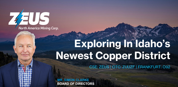 Zeus North American Mining Corp. Welcomes Mr. Simon Clarke to Board of Directors