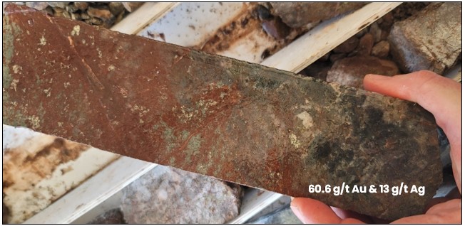Tocvan Core Drilling Returns 10.3 g/t Gold Over 9.7 meters within 83.5 meters of 1.3 g/t Gold Includes 60.6 g/t Gold Over 1.6 meters, Highest-Grade Interval Since Prospect Discovery