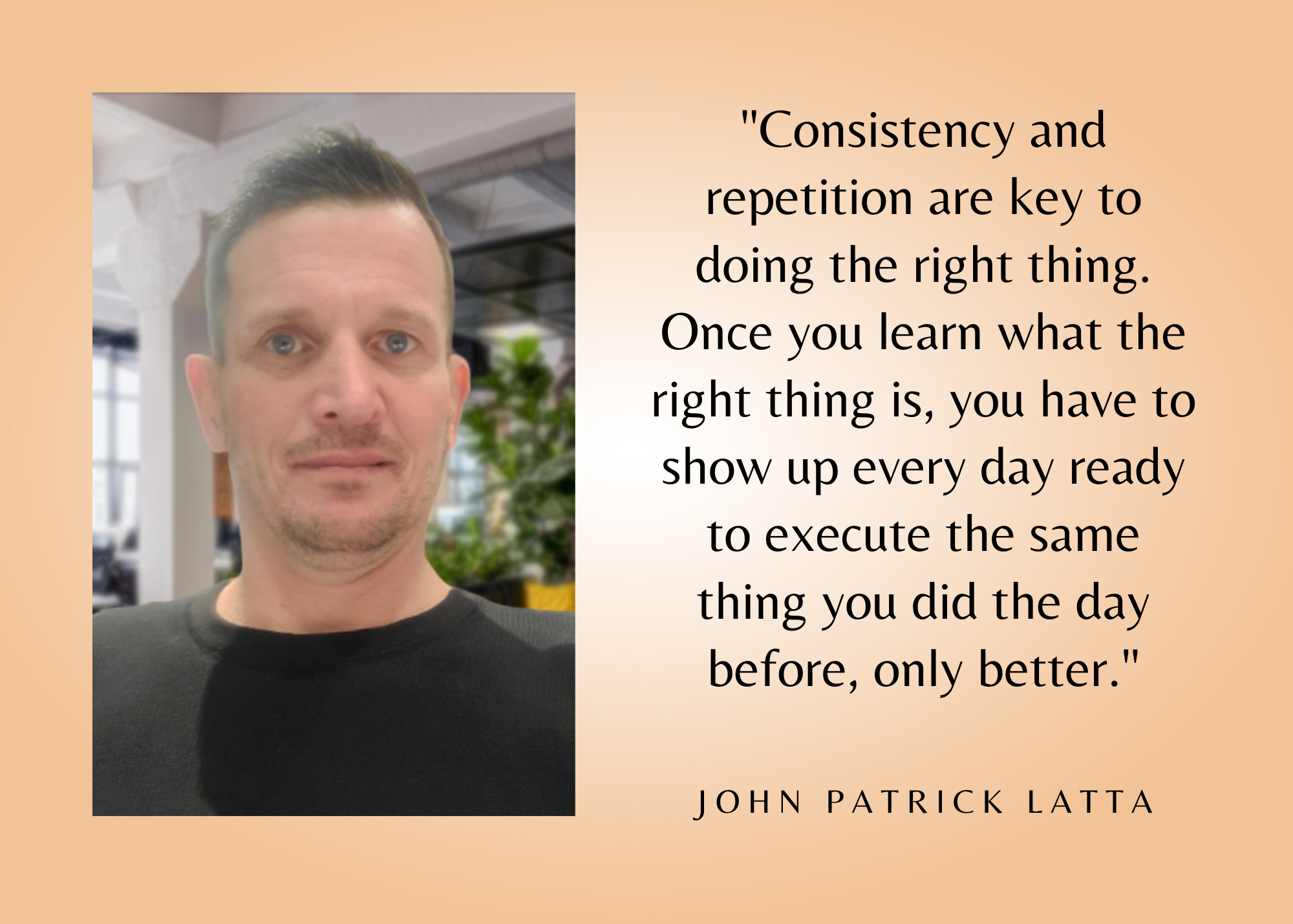 John Patrick Latta is the Subject of a New Interview