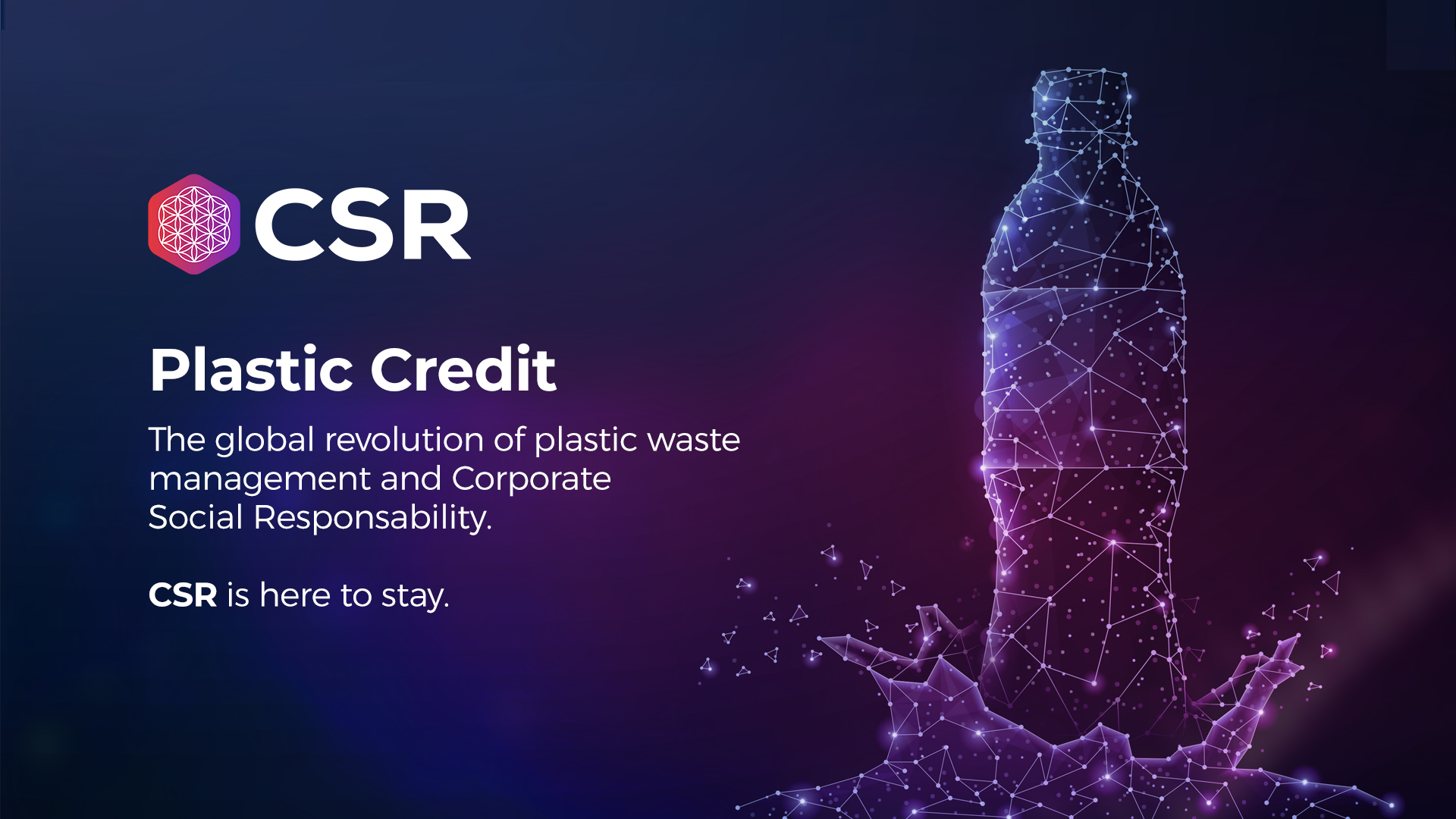 CSR Plastic Credit - An Innovative and Convenient way for Everyone to go Plastic Neutral, Begins International Trading