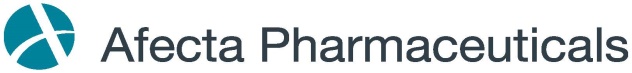 Afecta Pharmaceuticals Announces Grant of U.S. Patent