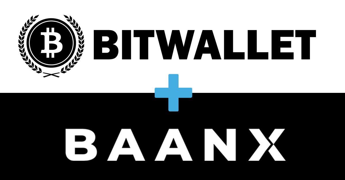CORRECTION: BitWallet Partners With Baanx To Bridge the Gap Between Fiat and Cryptocurrency With Cutting Edge Technology