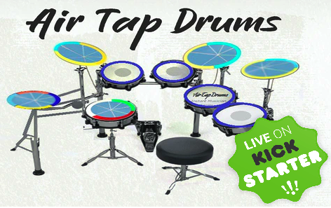 Announcing the Launch of Air Tap Drums, an Innovative Digital Drum Set that Turns People Into Instant Musicians