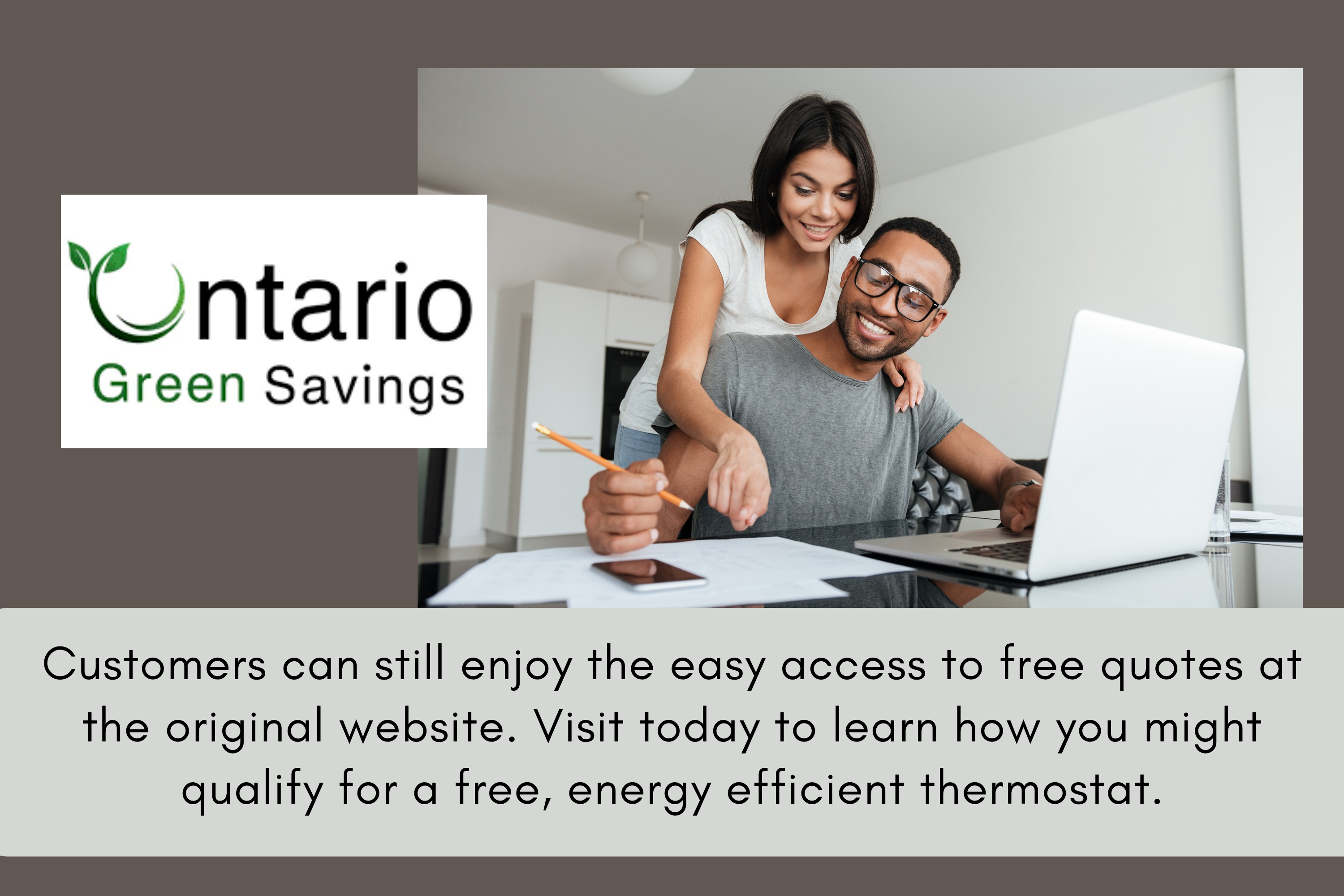 Ontario Green Savings, Thursday, December 3, 2020, Press release picture