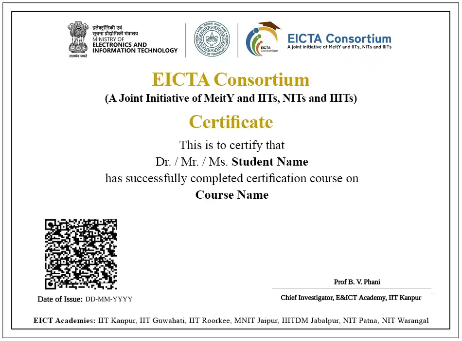 Advanced Certificate Program in Strategic Project Management Certificate - E&ICT Academy IIT Kanpur