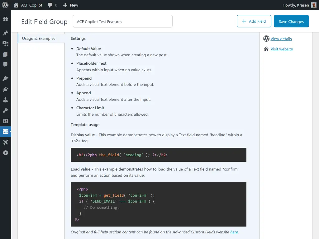 Feature Screenshot Image