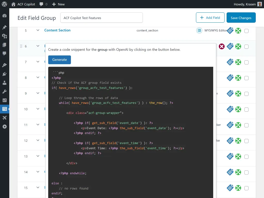 Feature Screenshot Image