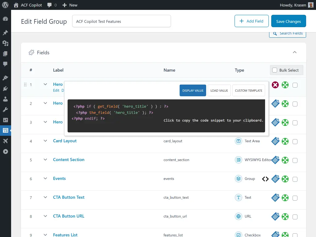 Feature Screenshot Image