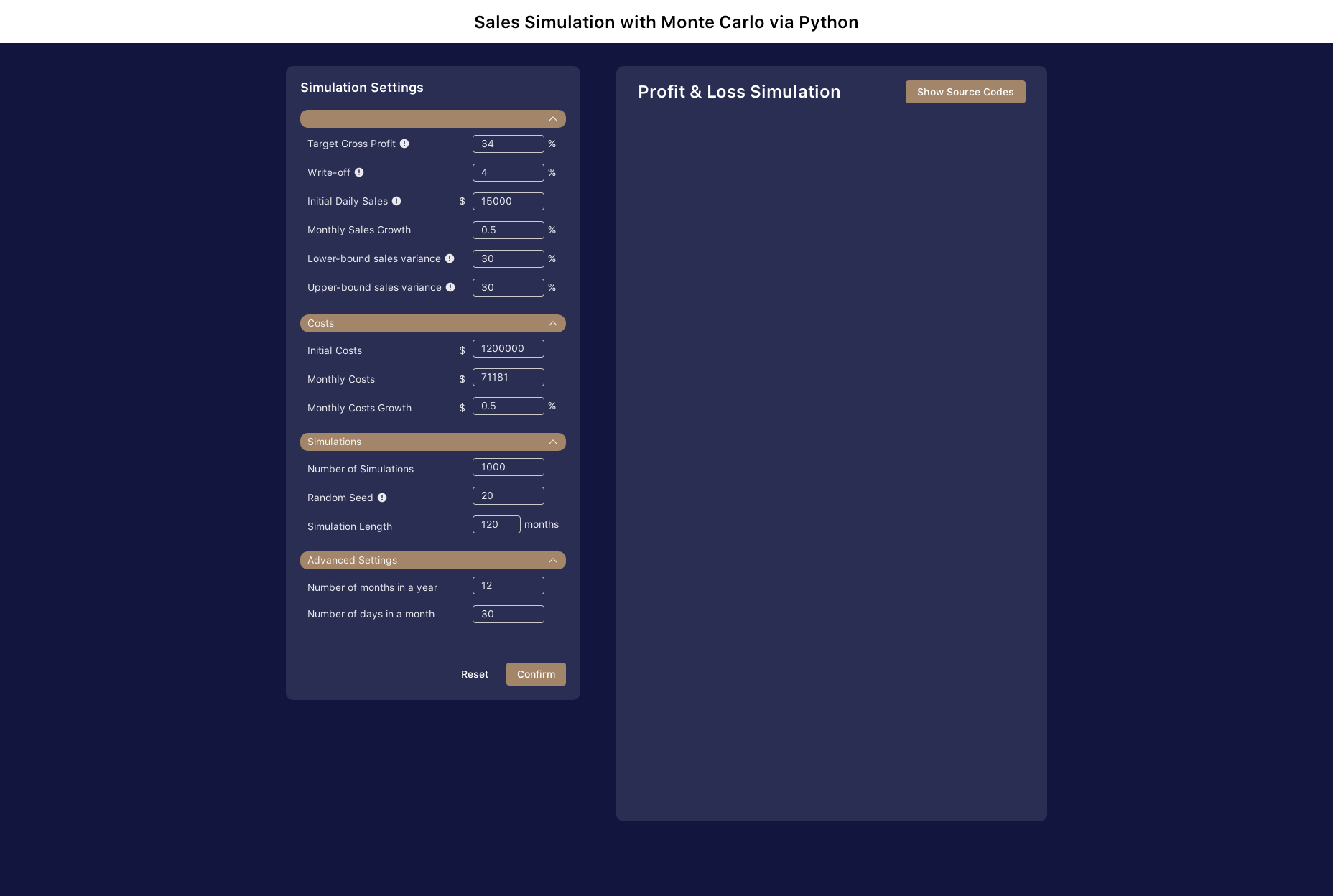 Sales Simulation