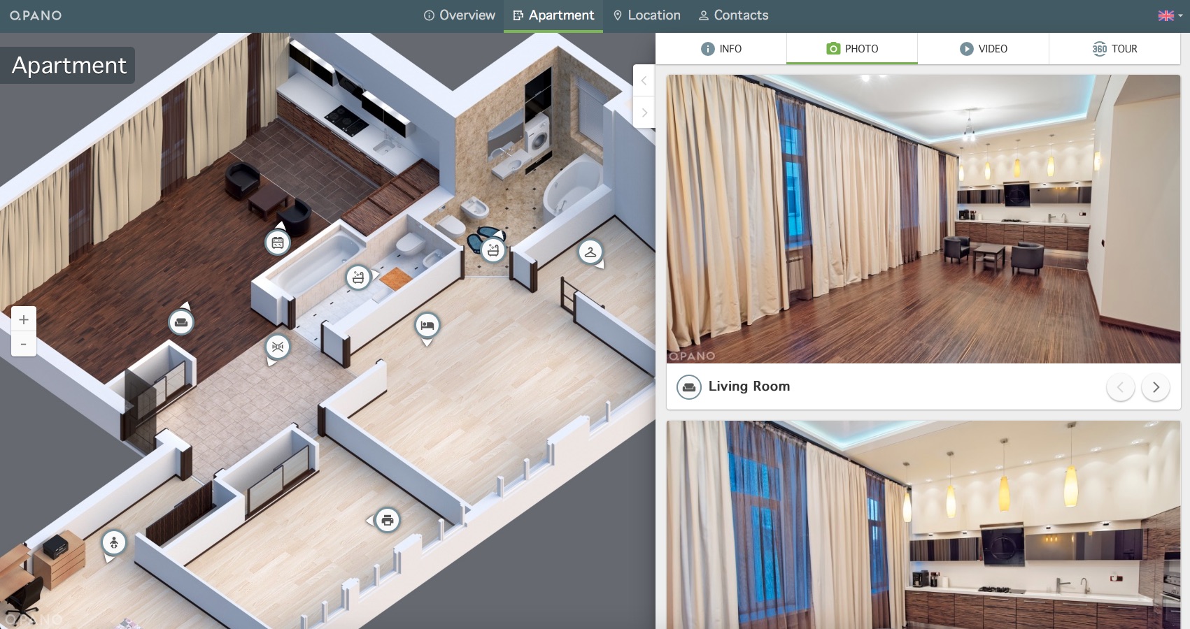 Kalinka Realty Moscow Apartment QPANO solution Aciety