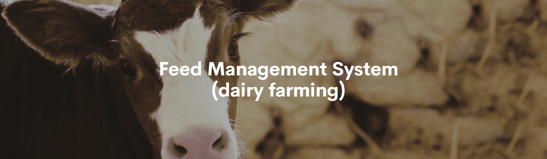 Feed Management System (dairy farming) - CitrusDev solution | Aciety