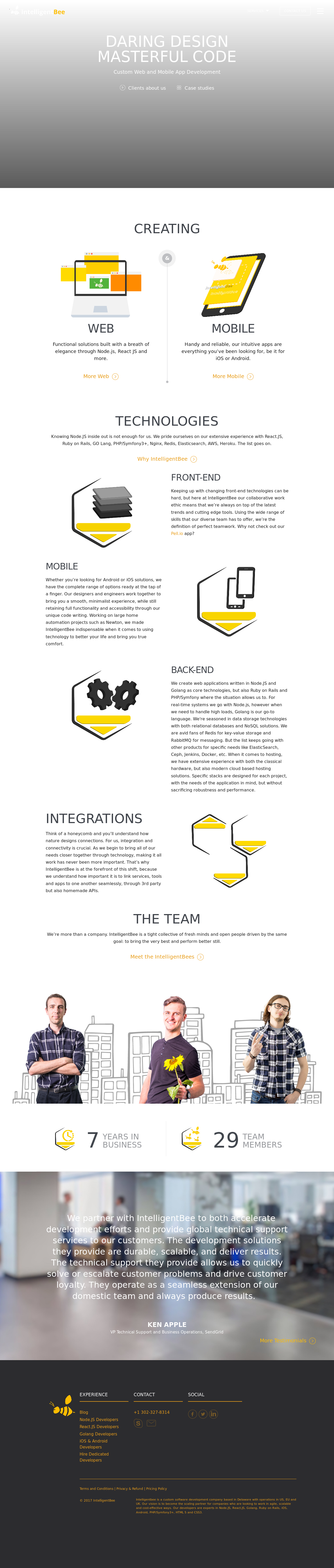 IntelligentBee - Outsourced Dedicated Software developers to hire - Aciety