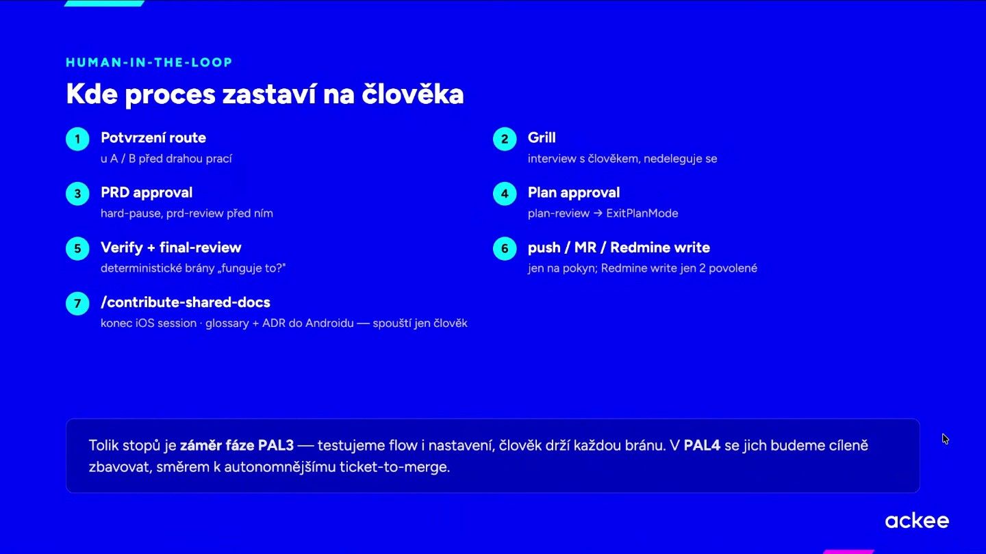 Sedm míst, kde PRD flow zastaví a čeká na rozhodnutí člověka