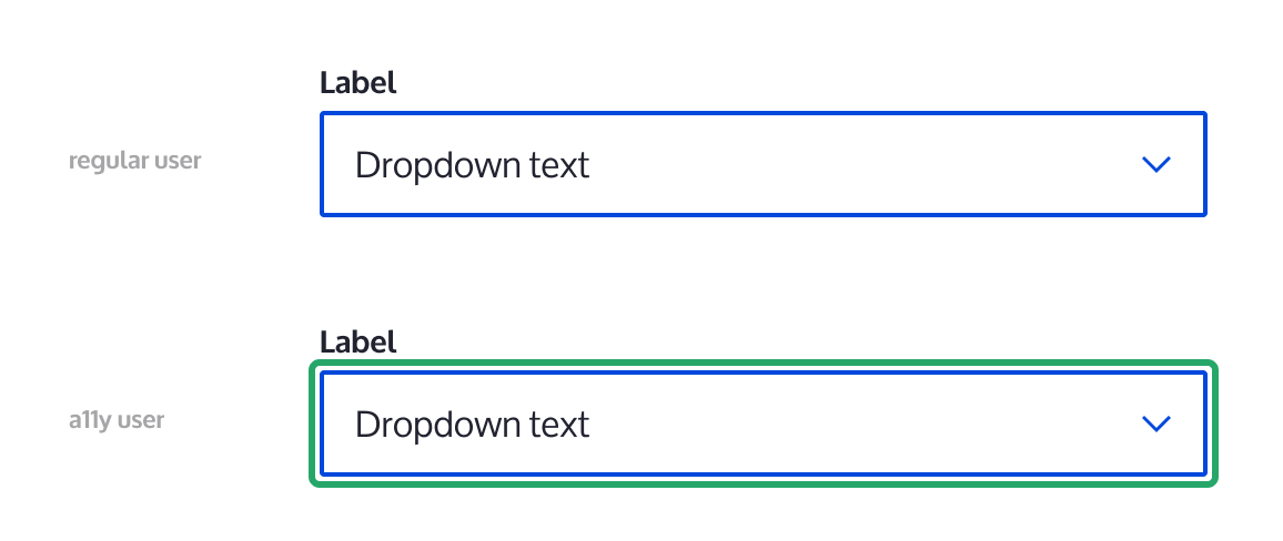 example of design system elements