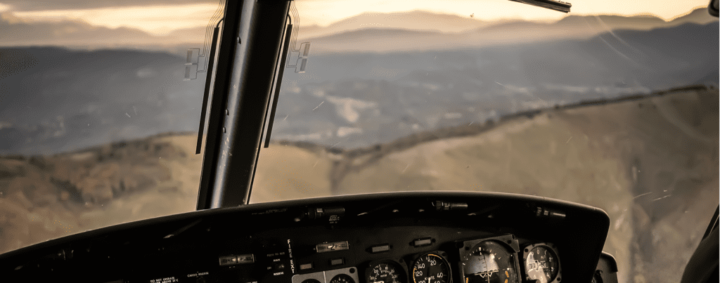 Helicopter cockpit 