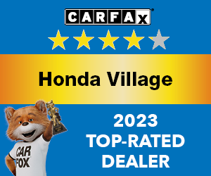Honda Village Carfax Top Dealer Badge