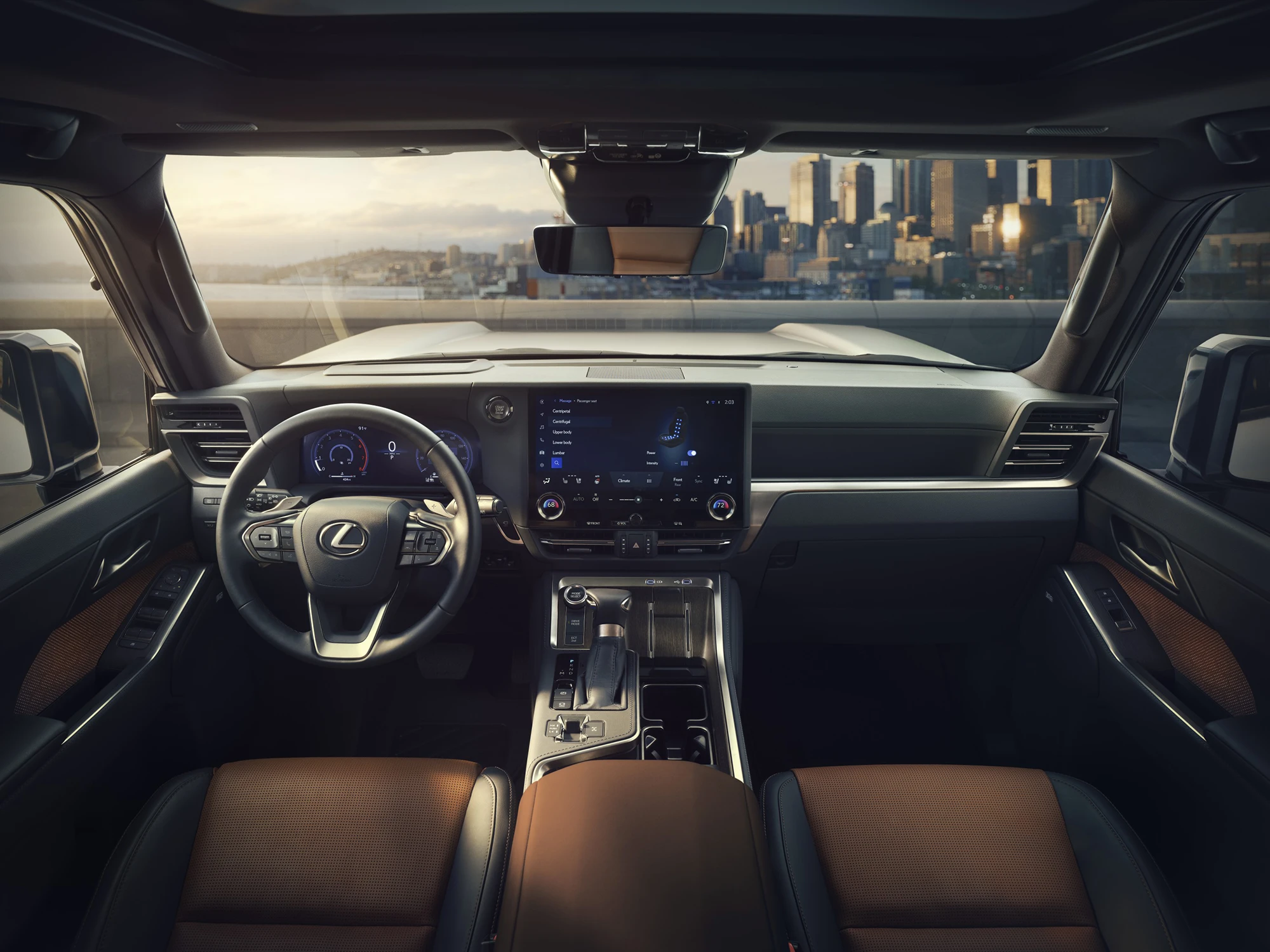 Lexus GX 550 Overtrail Review प्रीमियम SUV में साहसिकता और उत्कृष्टता का संगम 3 Lexus GX 550 Overtrail interior view