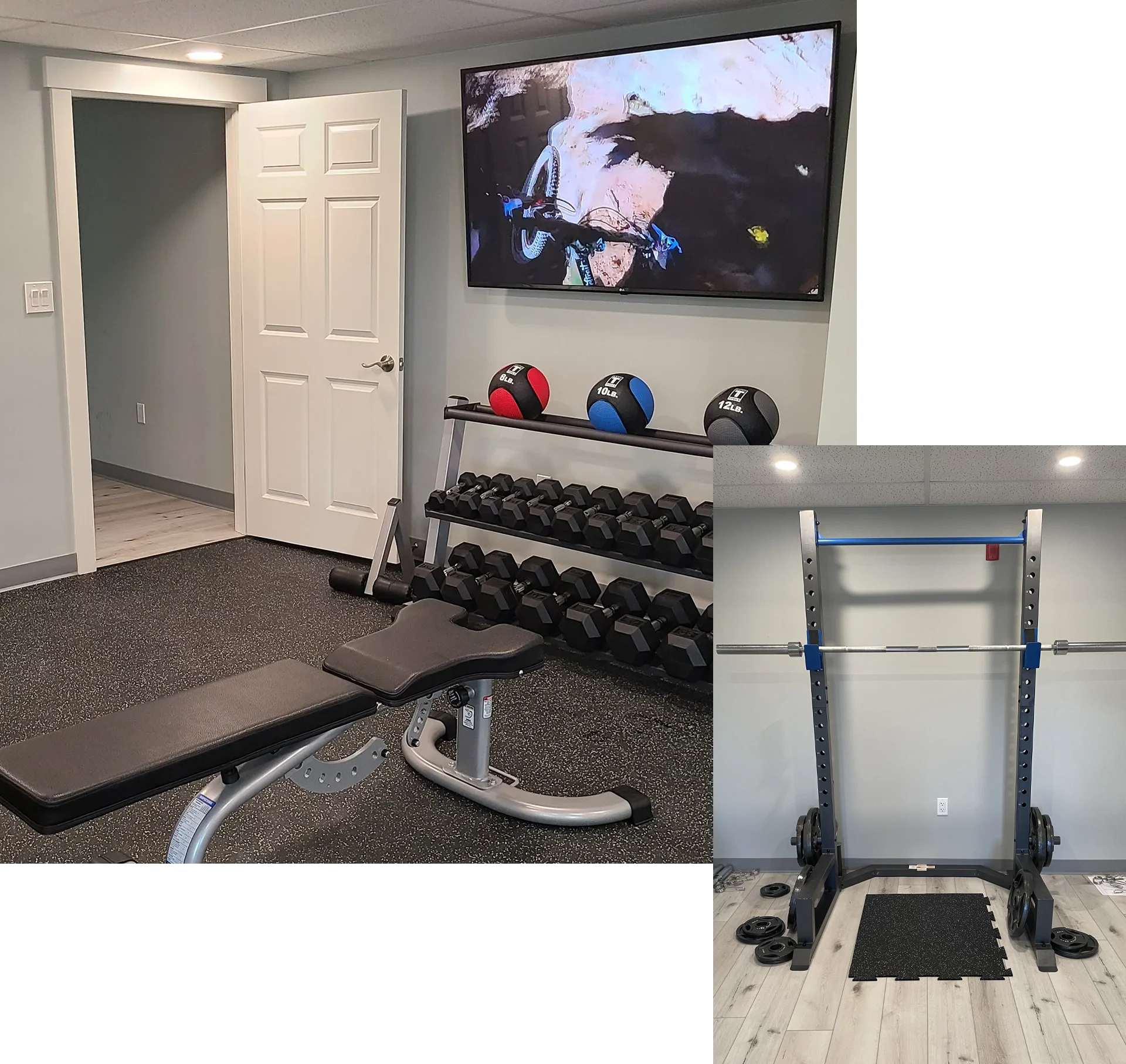 An image of the fitness center equipment at Lovering Meredith
