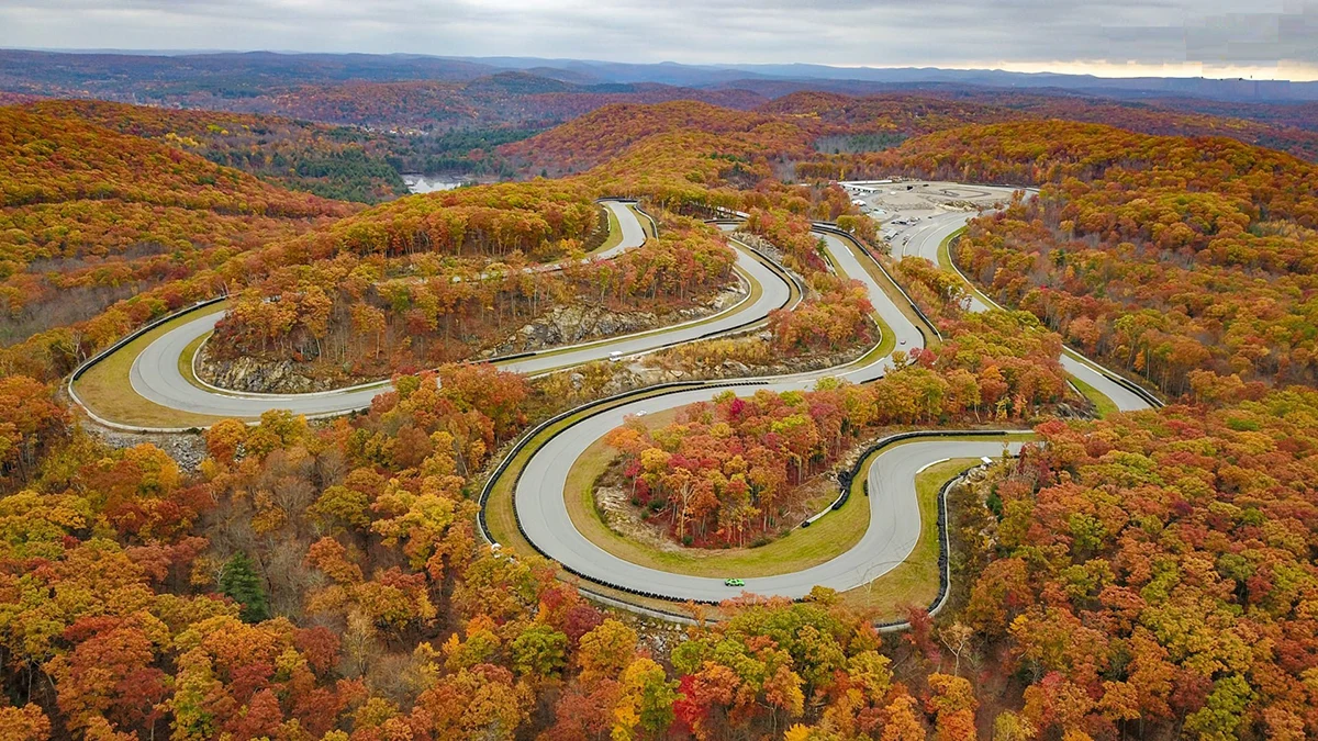 Aerial view of Palmer Motorsports Park