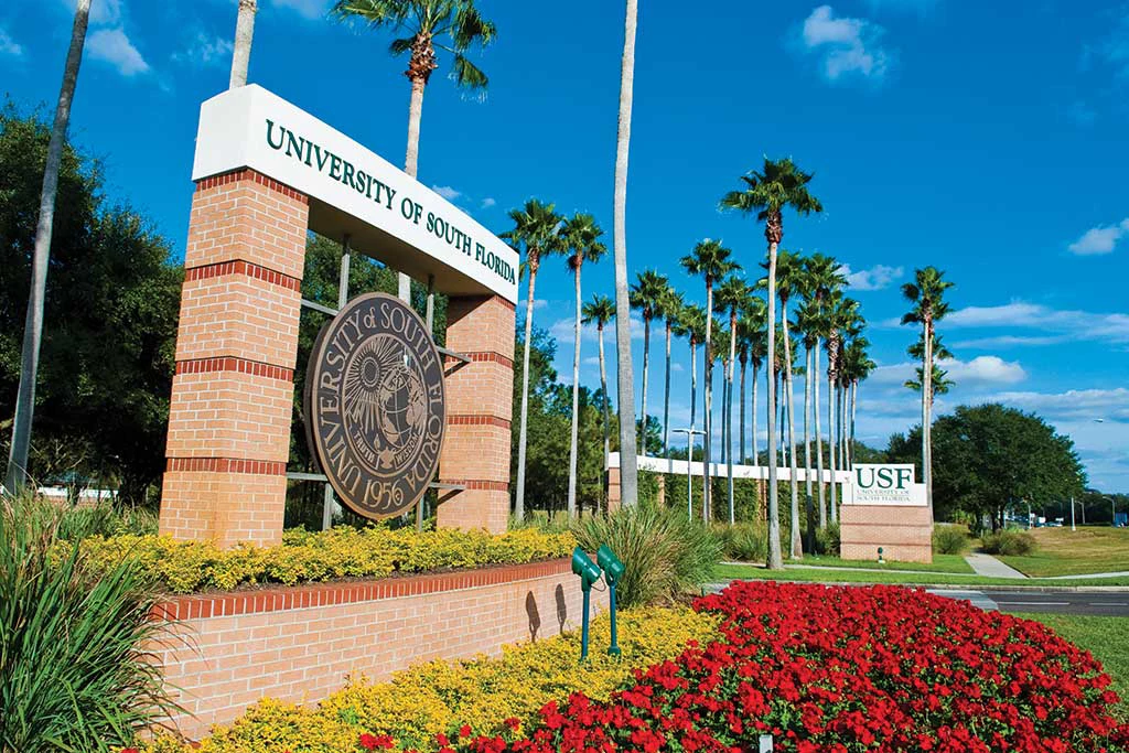 Outdoor shot of University of South Florida