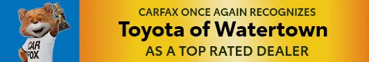 Toyota of Watertown Carfax Top Dealer Badge