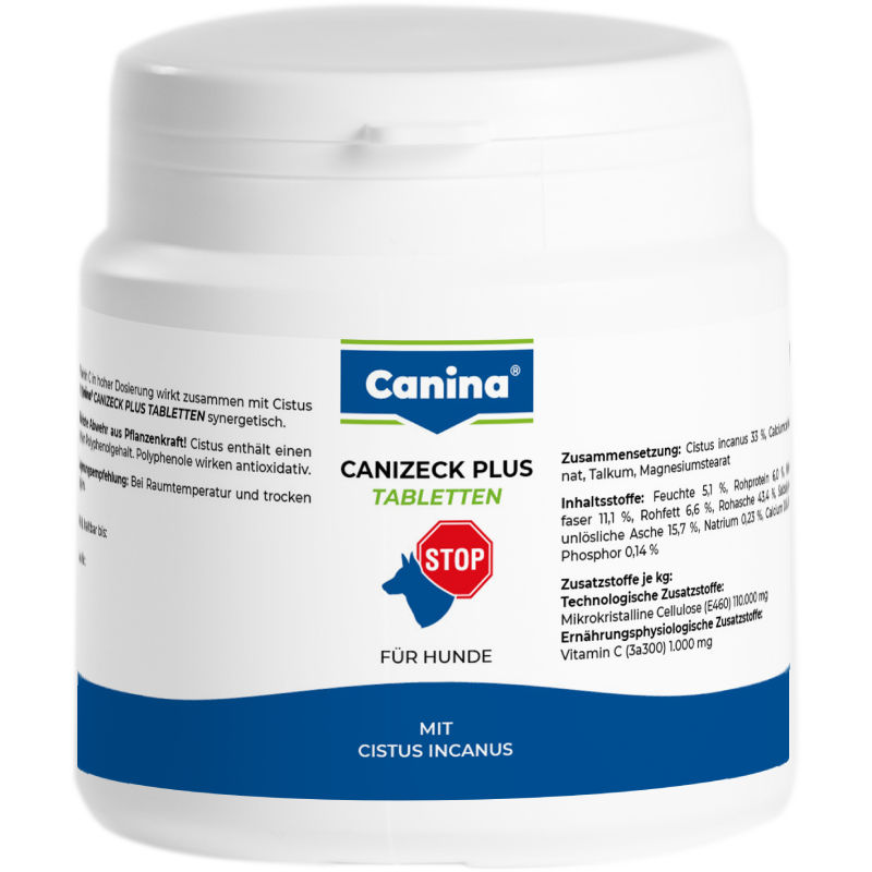 Packungsabbildung von Canina Canizeck Plus Tabletten (Canina)