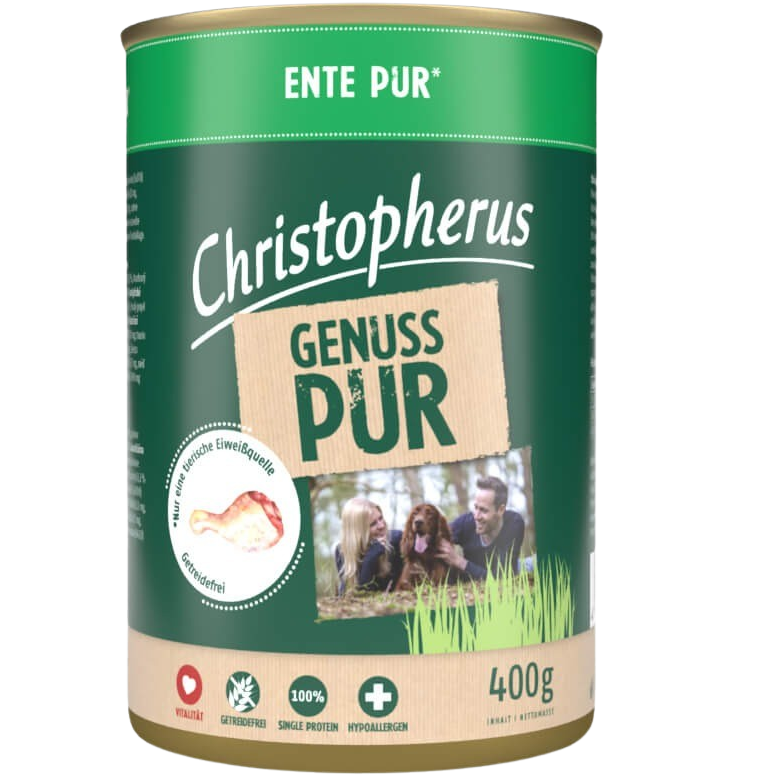 Packungsabbildung von Christopherus Pur Ente 400 g (Christopherus)