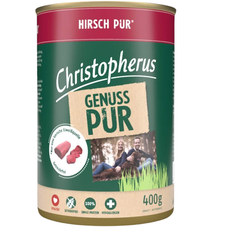 Packungsabbildung von Christopherus Pur Hirsch 400 g (Christopherus)