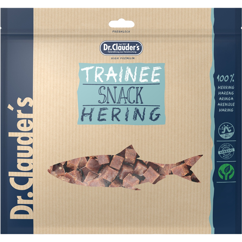 Packungsabbildung von Dr.Clauder's Trainee Hering 500 g (Dr.Clauder's)