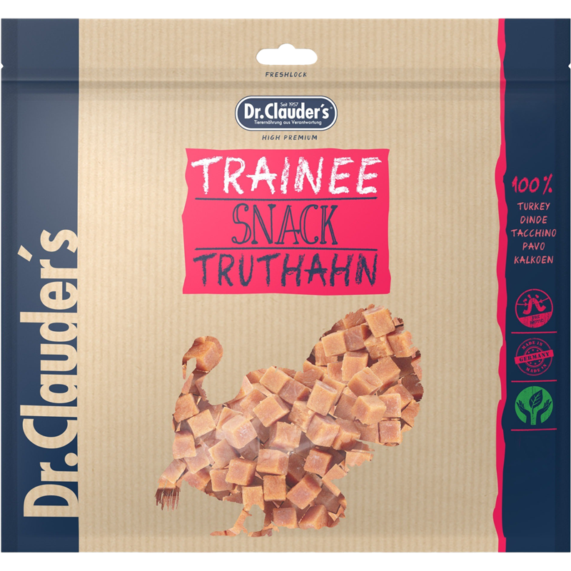 Packungsabbildung von Dr.Clauder's Trainee Truthahnfleisch 500 g (Dr.Clauder's)