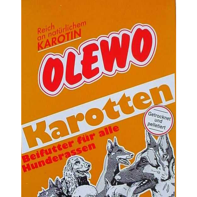 Packungsabbildung von OLEWO Karotten-Pellets