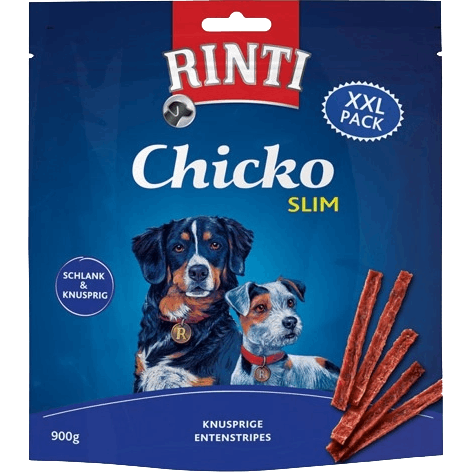 Packungsabbildung von Rinti Extra Chicko Slim Ente 900 g (Rinti)