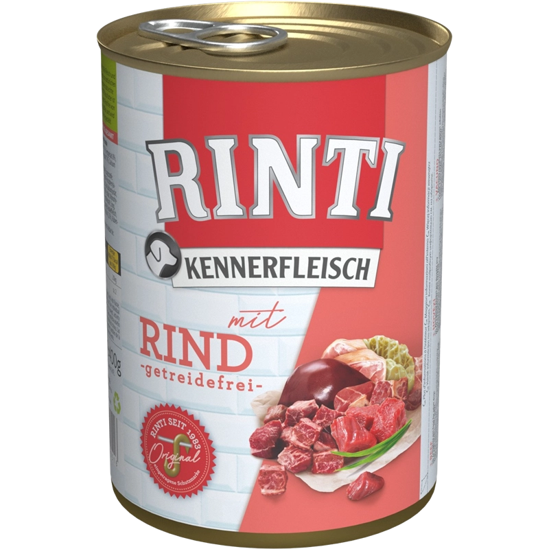 Packungsabbildung von Rinti Kennerfleisch Rind 400 g (Rinti)