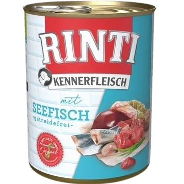 Packungsabbildung von Rinti Kennerfleisch Seefisch 400 g (Rinti)