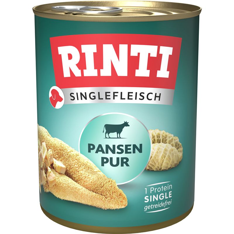Packungsabbildung von Rinti Singlefleisch Pansen Pur 800 g (Rinti)