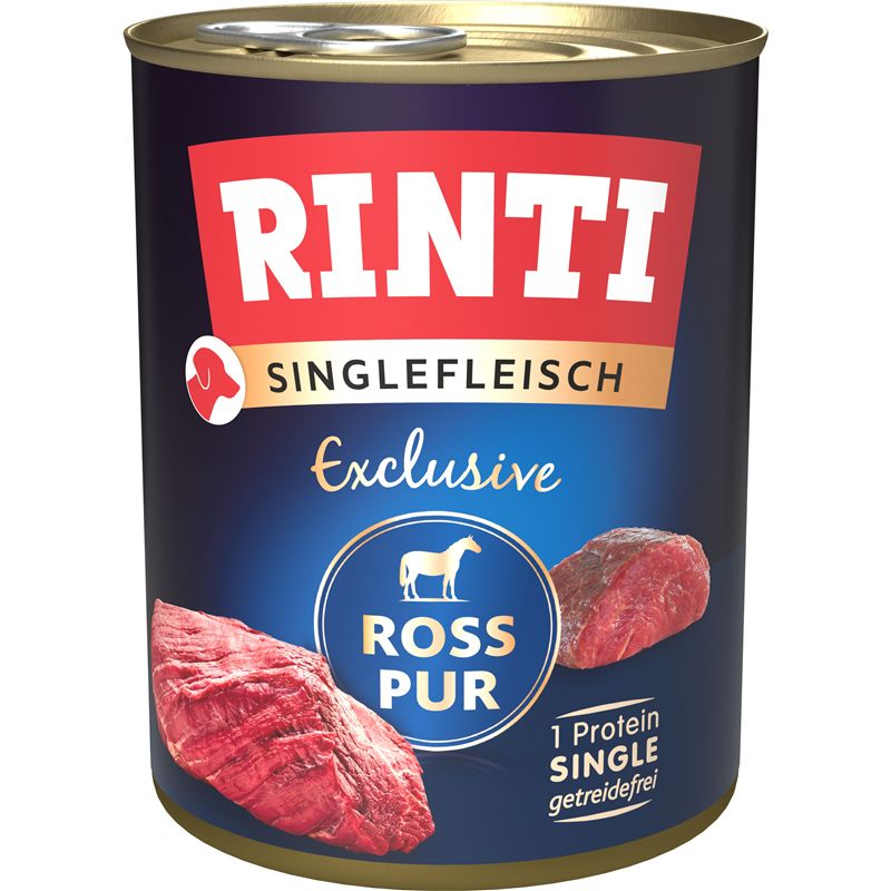 Packungsabbildung von Rinti Singlefleisch Ross Pur 800 g (Rinti)