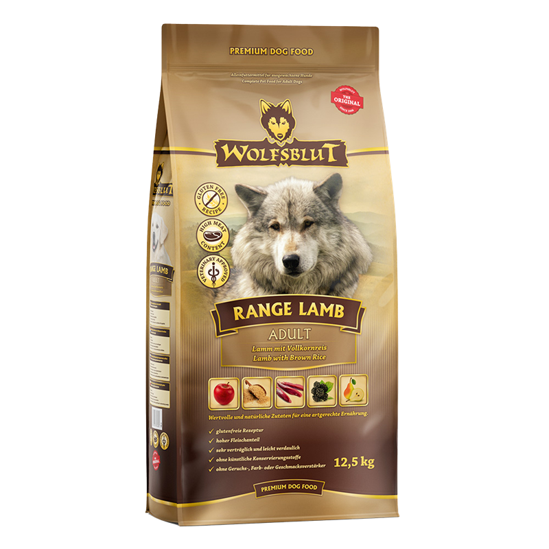 Packungsabbildung von Wolfsblut Range Lamb - Lamm & Reis